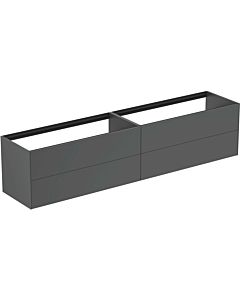 Ideal Standard Conca Waschtisch-Unterschrank T4336Y2 240x50,5x54cm, ohne Waschtisch-Platte, 4 Auszüge, Anthrazit matt lackiert