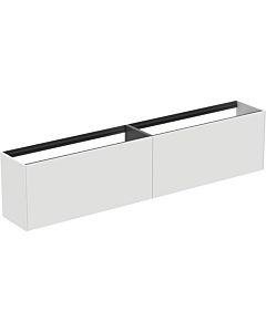 Ideal Standard Conca vanity unit T4339Y1 240x37x54cm, without vanity top, 2 pull-outs, matt white lacquered