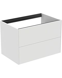 Ideal Standard Conca Waschtisch-Unterschrank T4356Y1 ohne Waschtisch-Platte, 2 Auszüge, 80x50,5x54 cm, Weiß matt lackiert