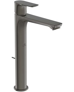 Ideal Standard Connect Air mitigeur lavabo A7025A5 base étendue, projection 150mm, avec garniture de vidage , gris magnétique
