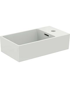 Ideal Standard Extra Hand-Waschtisch T3734MA 45x25x15cm, Hahnbank rechts, mit Überlauf, 1 Hahnloch, weiß Ideal Plus
