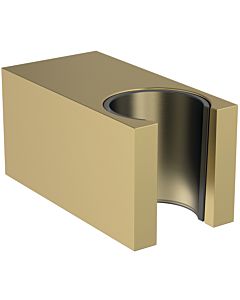 Ideal Standard Idealrain Atelier Brausehalter BC770A2 eckig, aus Metall, fix, Brushed Gold