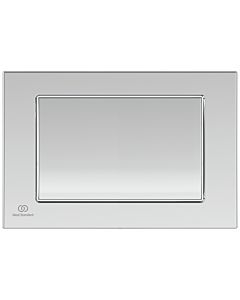 Ideal Standard septa Pro WC plate R0128MY 243x17x163mm, mechanical, brushed steel
