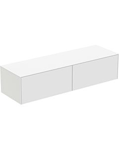 Ideal Standard Conca vanity unit T4315Y1 without cut-out, 2 pull-outs, 160x50.5x37 cm, matt white lacquered