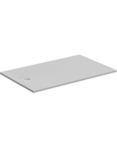 Ideal Standard Ultra Flat S receveur de douche rectangulaire K8319FR avec couvercle d&#39;évacuation, 160 x 100 x 3 cm, blanc Carrara
