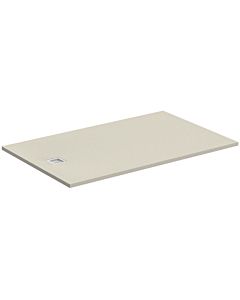 Ideal Standard Ultra Flat S Rechteck-Duschwanne K8319FT mit Ablaufabdeckung, 160 x 100 x 3 cm, Sandstein