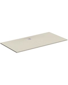 Ideal Standard Ultra Flat S rectangular shower tray K8327FT central drain, 200 x 100 x 3 cm, sandstone