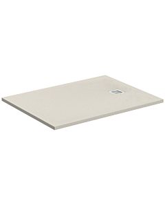 Ideal Standard Ultra Flat S Duschwanne K8277FT Sandstein, 160x90x3cm, mit Ablaufabdeckung