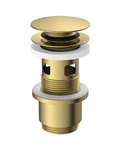 Valve push-open E1482A2 pour Waschtische avec trop-plein et tige Ideal Standard traction, or brossé