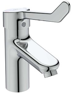 Ideal Standard CeraPlus 2 Waschtischarmatur BC097AA, chrom, mit Metallablauf, mit Klinikhebel