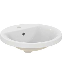 Ideal Standard Connect Einbau Waschtisch E5042MA 48 cm, weiss Ideal Plus, mit Hahnloch und Überlauf