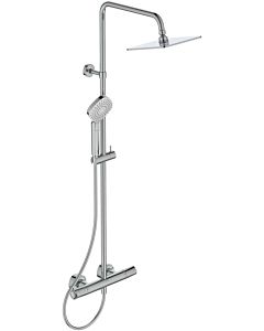 Ideal Standard Idealrain Duschsystem A7240AA Aufputz-Brausethermostat Ceratherm T100, verchromt