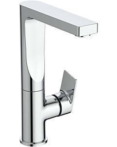 Ideal Standard Edge Waschtischarmatur A7111AA chrom, hoher Auslauf, ohne Ablaufgarnitur