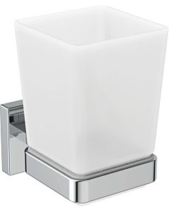 Ideal Standard IOM Cube Glashalter E2204AA Glas satiniert, mit Befestigungssatz, verchromt