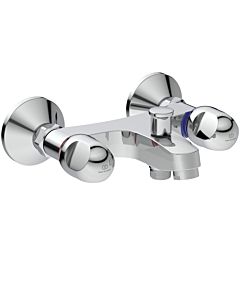 Ideal Standard Alpha Wannenarmatur B1421AA chrom, Aufputz, 2 Griffarmatur