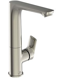 Ideal Standard Connect Air mitigeur lavabo A7023GN bec haut en fonte orientable, saillie 140mm, sans garniture de vidange , silver storm