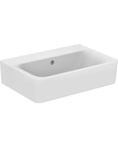 Ideal Standard Connect Cube lavabo compact E719401 sans trou pour robinetterie, 55x37,5cm, avec trop-plein, blanc