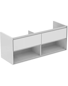 Ideal Standard Connect Air Waschtischunterschrank E0831B2, weiss glänzend/weiss matt, 2 Auszüge