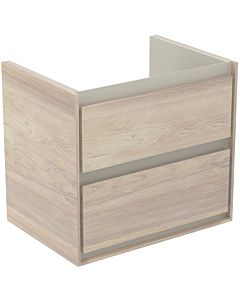 Ideal Standard Connect Air Waschtischunterschrank E1605UK, Pinie hell Dekor/braun matt, Cube