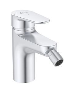 Robinet de bidet Ideal Standard Alu+ BE132SI, saillie 115 mm, BlueStart, avec garniture de vidage , Argent