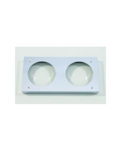 Ideal Standard cadre d&#39;entretoise Archimodule A963765AA pour rosace 2 trous, 10 mm, chromé