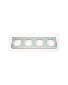 Ideal Standard cadre d&#39;entretoise Archimodule A963767AA pour rosace 4 trous, 10 mm, chromé