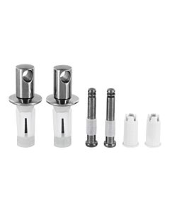 Ideal Standard charnières dahlia, NOVELLA, f. siège WC , J1205BJ plaqué bois véritable hêtre / acier inoxydable