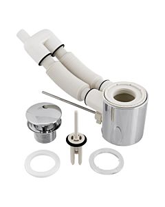 Ideal Standard Ablaufgarnitur SIMPLYU, N8326AA mit Ül. Ideal Flow, Chrom