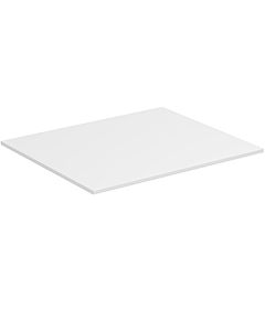 Ideal Standard Adapto wooden plate for vanity unit and stand console, 600x12x505mm, high gloss white lacquered