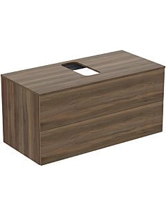 Ideal Standard Adapto vanity unit U8597FW  1050x502x505mm, 2 pull-outs, walnut decor