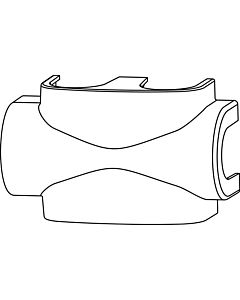 Heimeier Verkleidung 3850-10.553 Kunststoff, weiß RAL 9016, für Multilux