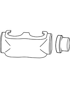 boîtier Heimeier 3850-50.553 en plastique, blanc RAL 9016