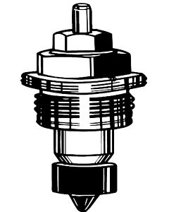 Heimeier Thermostat-Umrüst-Ersatz-Oberteil 4101-03.300 DN 20, für Mikrotherm-Regulierventile