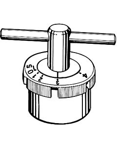 Heimeier réglage match0 4316-00.257 pour partie supérieure thermostatique 4320 / 22-02.301, pour préréglage