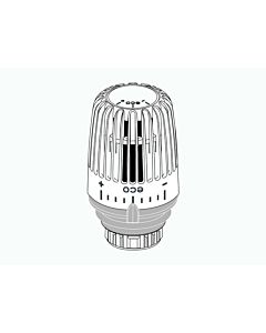Heimeier tête thermostatique 6071-43.500 antivol, avec position zéro, blanc , standard