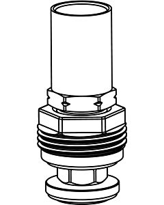 partie supérieure spéciale Heimeier 9304-03.300 pour Multibox 4 RTL, sens d&#39;écoulement inversé