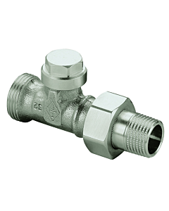 Heimeier lockshield 0414-02.000 G 3/4 Heimeier thread, straight, nickel-plated gunmetal