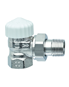 Heimeier Corps de vanne thermostatique V-exact II 3451-03.000 Rp 3 / 4xR 3/4, d&#39;angle, raccourci, laiton