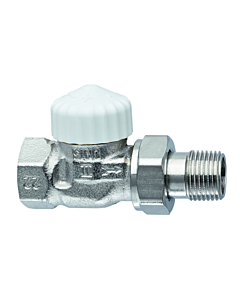 Heimeier Corps de vanne thermostatique V-exact II 3452-03.000 Rp 3 / 4xR 3/4, droit, raccourci, laiton