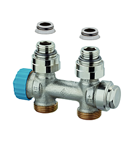 Heimeier Système de vanne monotube Multilux 3854-02.000 Rp 2000 / 2, 2000 , bronze nickelé