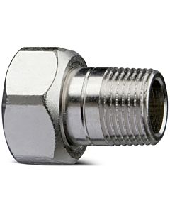 Heimeier Bathroom Radiators connection 50701520 R 3 / 4xM 34, AMETAL, nickel-plated, straight