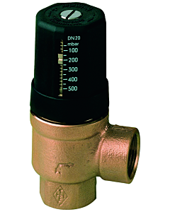 Heimeier soupape de décharge à Heimeier différentielle 5501-05.000 DN 32, douille IG, laiton rouge