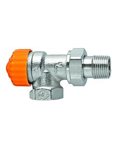 Heimeier Eclipse thermostatic valve body 9113-01.000 Rp 3 / 8xR 3/8, corner, with automatic flow control
