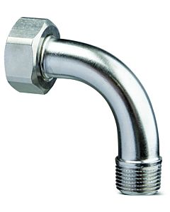 Heimeier Bathroom Radiators connection bend 50702110 R 3 / 8xM 22, AMETAL, nickel-plated