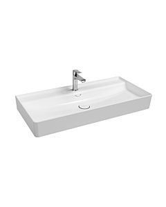 Isvea Vea Waschtisch 10VA50101 Hahnloch, Überlauf, 101cm, weiß