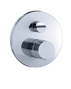 Jörger Exal bath thermostat 63240380000 chrome, flush-mounted, final assembly set, 2 Verbraucher