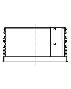 Jung Psv plastic shaft JP44403 D 1000-50 SG, with riser, for PKS-D1000