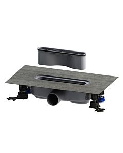 Kaldewei Ablaufgarnitur FlowDrain 4203 687744800000 Horizontal Regular, Ablaufgarnitur Set für Duschrinnen