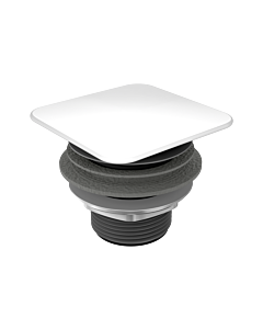 Kaldewei Permanentablaufventil 3905 905900000199 eckiger, emaillierter Deckel manhattan