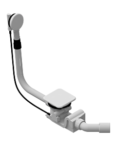 Kaldewei Conoduo waste / overflow set 687772000231 pergamon, special, for bathtub